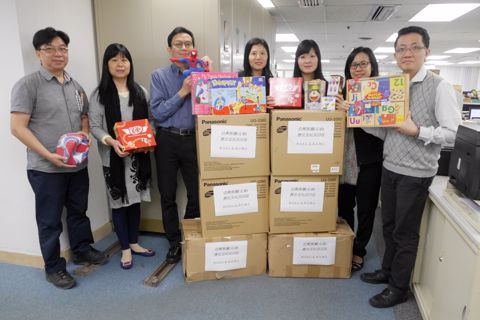 Staff members are encouraged to join the recycling activities regularly organized by The Group.