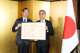 The Award Ceremony for Autumn Conferment of Decorations on Foreign National was held today by the Consulate-General of Japan in Hong Kong at which Mr. Mitsuhiro Wada, Consul-General presented the Order of the Rising Sun, Gold Rays with Neck Ribbon to Dr. Mong, who is the only Hong Kong citizen to have received the honour in Reiwa 1 (2019) Autumn.