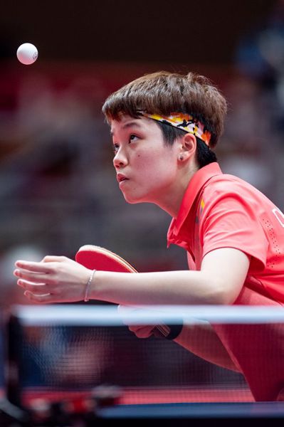 杜凱琹與隊友摘下20年來首面女子乒乓團體賽亞運銅牌。